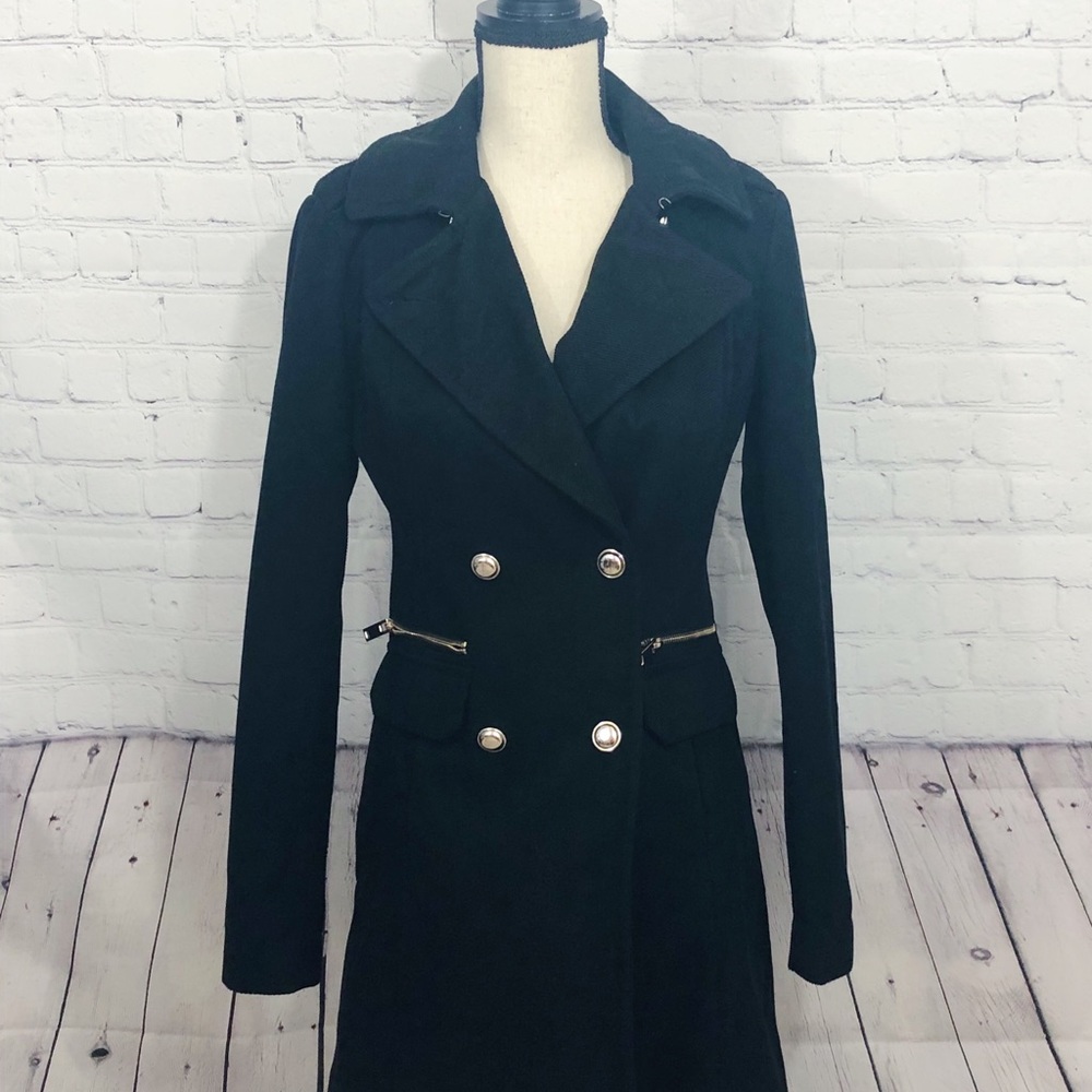 A.Byer Black Long Coat Size S